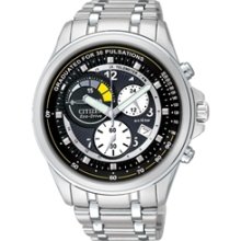 AT1155-53E - Citizen Eco-Drive Sapphire Chronograph Gents 100m Made in Japan Watch