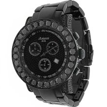 Avianne&Co Mens King Collection Diamond PVD Watch 13.40 Ctw