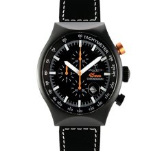 Avio Milano Chronograph 45mm Mens Watch 45 MM BLACK