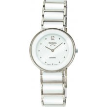 B3209-01 Boccia Ladies Titanium Sapphire Crystal White Watch