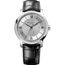 Baume & Mercier Mens Classima Executives Silver Dial Watch 8868
