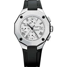 Baume & Mercier Men's Riviera White Dial Watch MOA08628