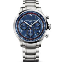 Baume & Mercier Men's Capeland Blue Dial Watch MOA10066