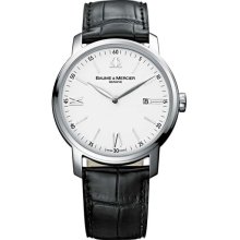 Baume & Mercier Men's Classima Executive White Dial Watch MOA08592