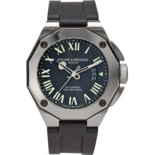 Baume & Mercier Men's Riviera Black Dial Watch MOA08835