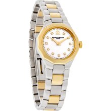 Baume & Mercier Riviera Mini Ladies Diamond Two Tone Swiss Quartz Watch 8718