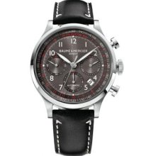 Baume and Mercier Capeland Grey Dial Chronograph Mens Watch MOA10003