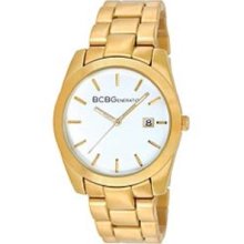 Bcbgeneration Women's Gl4193 Classic Yellow Gold Silver Dial Watch