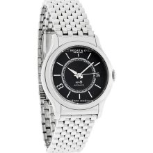 Bedat & Co No. 8 Mens Black Dial Stainless Steel Swiss Automatic Watch