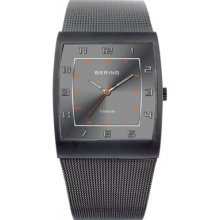 Bering Time 11233-077 Mens Grey Mesh Watch Rrp Â£149