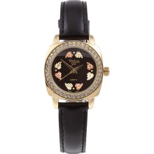 Black Hills Women's Gold Watch (Black)