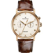 Blancpain Villeret Mens Chronograph Automatic Watch 4082-3642-55B