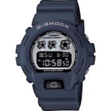 Blue Casio G-Shock Classic Metallic Dial Watch DW6900HM-2