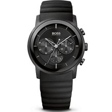 BOSS by Hugo Boss - '1512639' | Black Silicon Strap Chronograph Watch