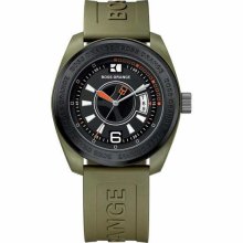 Boss Orange Green Rubber Mens Watch