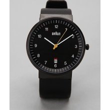 Braun Date Watch - Black - One Size