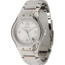 Breil Milano Womens Urban Crystal Analog Stainless Watch - Silver Bracelet - Silver Dial - TW0608