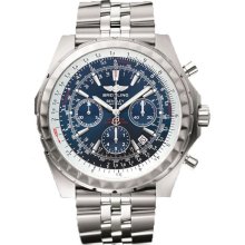Breitling Bentley Motors T Blue Dial Chronograph Mens Watch A2536313-C618SS