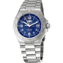 Breitling Colt GMT Blue Dial Mens Watch A3237011-C782SS