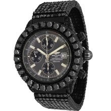 Breitling Evolution A13356 Mens Diamond PVD Watch 69.00 Ctw