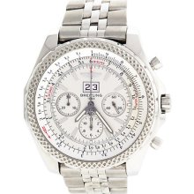 Breitling For Bentley 6.75 A44362 Stainless Steel Chronograph Mens Watch