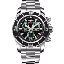 Breitling Men's Chrono Superocean Black Dial Watch A73310A8.BB75.160A