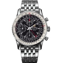 Breitling Men's Montbrillant Datora Black Dial Watch A2133012.BB58.441A