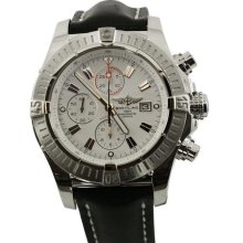 Breitling Super Avenger Men's Stainless Steel Watch White Dial 272 - A1337011/A660-1LT