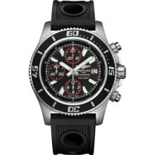Breitling Superocean Chronograph II Abyss Red A1334102/BA81-leather-brown-tang