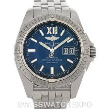 Breitling Windrider Cockpit 41 Men's Steel Watch A49350