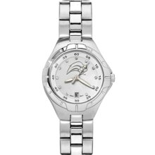 Buffalo Sabres Ladies Stainless Pro II Pearl Dial Watch