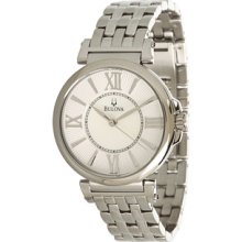 Bulova Dress Collection Mother Of Pearl Dial Watch - 96l156