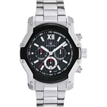 Bulova Gents Marine Star Collection Stainless Steel Chronograph 98B149 Watch