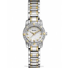 Bulova Highbridge Ladies Diamond Dress Watch - Two-Tone - Bracelet 98R155