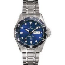 Bulova Men`s Marine Star Blue Dial Watch