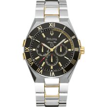 Bulova Men's 98C004 Marine Star Day-Date Watch