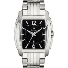 Bulova Mens Stainless Steel Watch