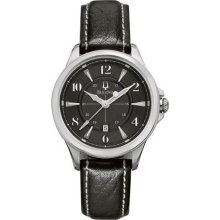 Bulova Strap Collection Adventurer Black Dial Women's watch #96M110