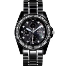 Bulova Watch, Mens Diamond Accent Two Tone Bracelet 42mm 98E003