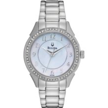 Bulova Watch, Womens Stainless Steel Bracelet 33mm 96L182