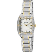 Bulova Watches Women's Highbridge Silver Dial Stainless Steel Stainle