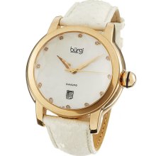 Burgi Women's Diamond Quartz Date Watch (Burgi Ladies Diamond Quartz Date Watch)