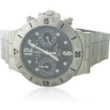 Bvlgari Bulgari Diagono Scuba Chronograph Stainless Steel Mens Watch