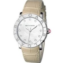 Bvlgari Women's Bvlgari Bvlgari White Mother Of Pearl Dial Watch BBL33WSL/12