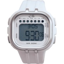 C9 By Champion Men's Plastic Strap Digital Watch - White