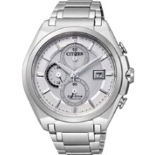 CA0350-51A - Citizen Eco-Drive Super Titanium 100m Sapphire Chronograph Watch