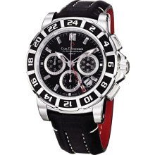 Carl F. Bucherer Men's 'Patravi' Black Dial Automatic Watch