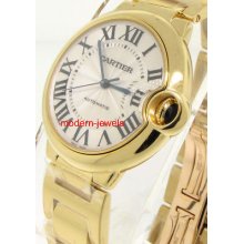 Cartier Ballon Bleu Medium 18k Yellow Gold W69003z2