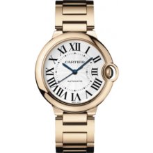 Cartier Ballon Bleu Medium 18k Rose Gold Watch W69004Z2