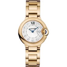 Cartier Ballon Bleu Silver Dial Rose Gold Ladies Watch WE902025